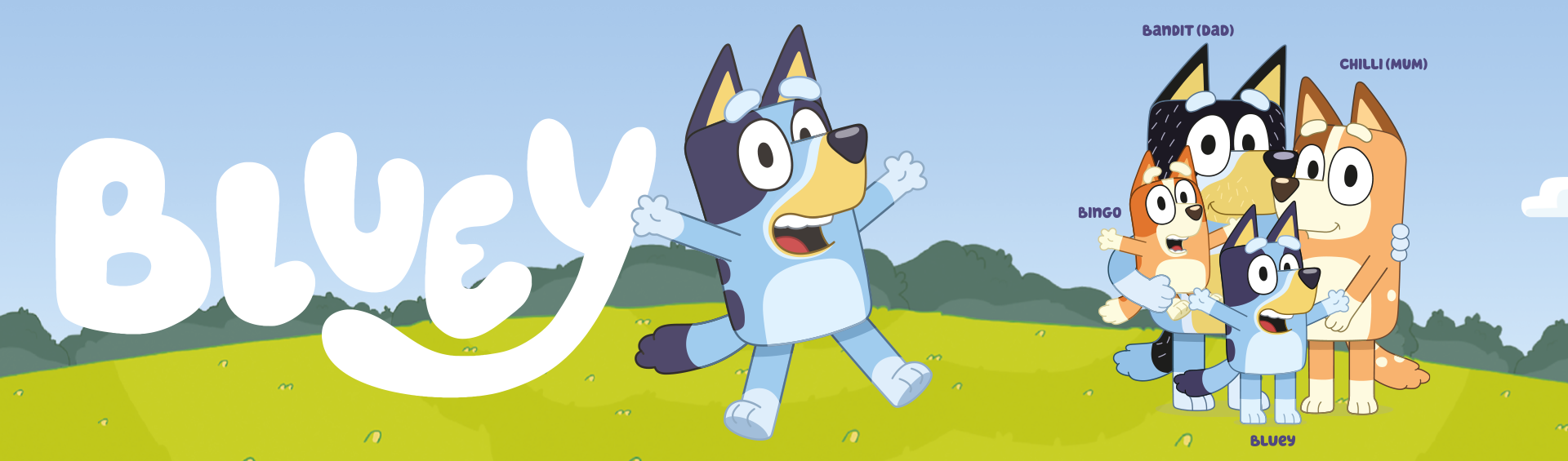 Bluey banner